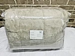 Pottery Barn Faux Fur Shearling Full/queen Size Bed Quilt Stone New Soft $279. Fixed Price $147.77.