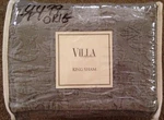 Noble Excellence Villa Verona Quilted Dark Taupe Gray Cottage Core King Sham. Fixed Price $9.00.