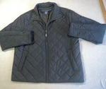 Ralph Lauren Jacket Women Xl Black Quilt Diamond W/ Logo Riding Equestrian. Fixed Price $40.00.