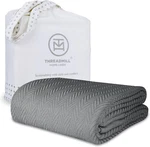 Threadmill Luxury Cotton Blankets For Queen (90" 92"), Dark Grey. Fixed Price $106.95.