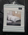 Ugg Devon 3-PIECE Full/queen Duvet Cover Set In Blue Crush Stripe. New. Fixed Price $49.60.