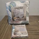 Seaside King Cracker Barrel Cotton Quilt Reversible Scalloped Seashell Bedding. Fixed Price $62.99.