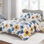 Honeilife Set King Size - 3 Piece Microfiber Reversible Bedsprea.... Fixed Price $62.30.