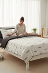 Twin Xl Satin Quilt White/black Room Essentials. Fixed Price $15.00.