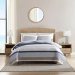 Nautica Galewood Blue Full Queen Bedding Set Cotton Quilt And Shams. Fixed Price $106.90.