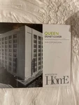 Nordstrom Home White Queen Duvet Cover W/3D Flowers. Nip. Fixed Price $69.00.