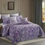 Virah Bella - Lavender Fields Lightweight Reversible Quilt Set. Fixed Price $89.95.