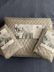 Hotel Collection Meadow Queen Quilted Coverlet Two Standard Shams.. Fixed Price $345.00.
