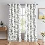 Melodieux Floral Curtains Inch Length For 52"W 63"L (pack Of 2), Grey. Fixed Price $45.82.