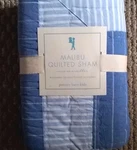 New Pottery Barn Kids Blue Malibu Euro Sham Boys Surf's Up Surfboards Green. Fixed Price $26.50.