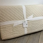 Pottery Barn Heirloom Scallop Quilt, King/cal Oatmeal (beige). Fixed Price $170.10.