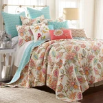 Sophia Floral Quilt Set - Twin/twin Xl One Standard Sham. Fixed Price $71.99.