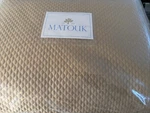 Matouk King Matelasse Coverlet Quilt Alba Champagne Nocturne 600 Tc New. Fixed Price $379.99.