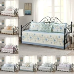 Farmhouse Floral Daybed Quilt Set 4-PIECE Embroidered Reversible Bedding. Fixed Price $78.31.