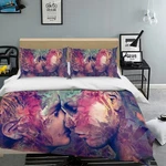 3D Couple Snuggling A07 Bed Pillowcases Quilt Duvet Cover Marco Cavazzana Zoe. Fixed Price $101.60.