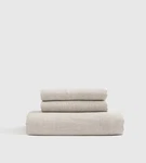 New Quince European 100% Linen Fitted Sheet Set Natural Chambray 3 Piece. Fixed Price $59.00.