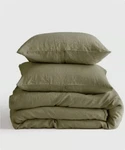Quince European Linen Duvet Cover Queen Set New Without Tags. Fixed Price $84.55.