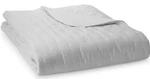 Yves Delorme Triomphe Quilted Full / Queen Coverlet Silver New. Fixed Price $425.99.