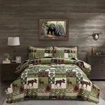 Arl Home Rustic Quilt Set Queen Size Country Patchwork Bedding Lig.... Fixed Price $99.33.