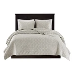 Gracie Mills Gayle 3-PIECE Casual Geometric Velvet Quilt Set. Fixed Price $133.96.
