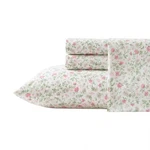 Laura Ashley Queen Sheet Set, Super Soft Cotton Percale Bedding With Mat.... Fixed Price $86.44.