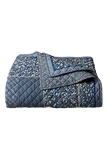 Ralph Lauren Penwood Indigo Multi Patchwork Quilt Full/queen 90"X 92" MSRP$260. Fixed Price $140.00.