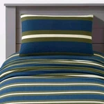 Teen Queen Rugby Stripe Jersey Sheet Set - Makers Collective. Fixed Price $29.99.