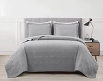 Chezmoi Collection 3PCS Gray Oversized Quilt Set Bedspread Coverlet Bedding. Fixed Price $49.99.