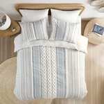 Ink+ivy Imani 100% Cotton Printed Comforter Set With Chenille Bedding Shams. Fixed Price $168.99.