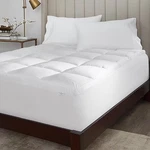 Fieldcrest Pillow Mattress Topper Queen White. Fixed Price $97.85.