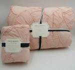 Pottery Barn Emily & Meritt Parisian Petticoat Quilt Twin W/sham Std Blush 9999W. Fixed Price $188.30.