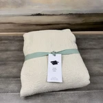 West Elm Pierce & Ward Tencel Cotton Matelasse Full/queen Coverlet Bone White Ob. Fixed Price $129.95.