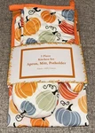 3 Piece Fall Pumpkin Kitchen Set With Apron, Oven Mitt, Potholder Brand New. Fixed Price $15.00.