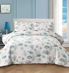 Chesity 3-PIECE Ocean Quilts Set Full/queen Size Beach Bedspread Lightweight .... Fixed Price $59.00.