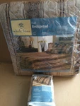 Whole Home Full Bedspread With Standard Pillow Sham Richmond Stripe. Fixed Price $79.99.