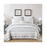 Sahsahcasa King Size, Set, 100% Cotton Boho Quilt, Bedding Bedsprea.... Fixed Price $143.80.
