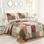 Country Vintage Farmhouse Floral Paisley Patchwork Cotton Quilt Bedding Set. Fixed Price $79.99.