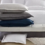 Sferra Perrin Continental Sham Silver New. Fixed Price $45.00.