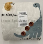 Pottery Barn Kids Embroidered Dinosaur Toddler Quilt White #S6020 Ps. Fixed Price $103.67.