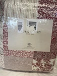 Laura Ashley 3PC King Celina Patchwork 100% Cotton Quilt Bedding Set Red New. Fixed Price $135.00.