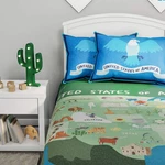 United States 3 Piece Quilt Set- Twin Xl Bedding & 2 Pillow Shams-hypoallergenic. Fixed Price $72.99.