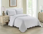 Home Collection 3PC Full/queen Over Size Luxury Embossed Bedspread Set Light Wei. Fixed Price $31.86.