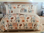 Coastal 5PC Quilt Set King Ocean Beach Theme Seaside Villa Breeze Bnb. Fixed Price $49.95.