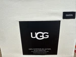 New Ugg Cotton Flannel 4PC Queen Color Snow Sheet Set Fits Up 17" Mattress. Fixed Price $52.00.