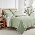 Levtex Home - Mills Waffle Twin/twin Xl Quilt Set Desert Sage Cotton. Fixed Price $89.00.