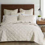 Levtex H2672 Washed Linen Relaxed Textured Quilt Natural Size King. Fixed Price $299.25.
