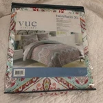 Vue By Ellery "lexi Sky" 100% Cotton Twin / Xl Quilt & Sham; New Htf. Fixed Price $52.77.