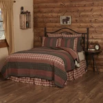 Rustic California King Quilt Red Patchwork Beckham Hand Bedroom Decor Vhc Brands. Fixed Price $249.95.