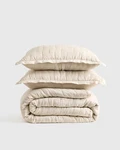 Nwt Quince King Cal European Linen Dream Quilt Set Shams Sand New With Tags. Fixed Price $178.00.