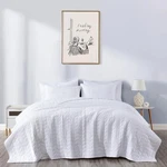 Chezmoi Collection Madrid 2-PIECE Vintage Washed Solid Cotton Quilt And Shams.... Fixed Price $99.27.